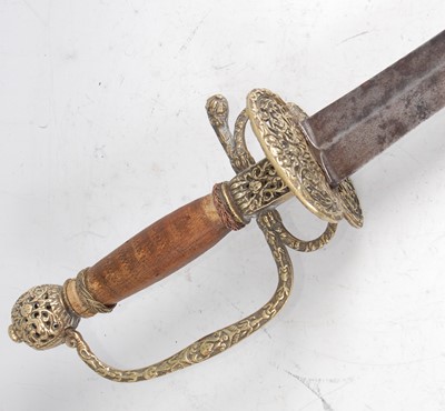 Lot 115 - An 18th century Continental small sword