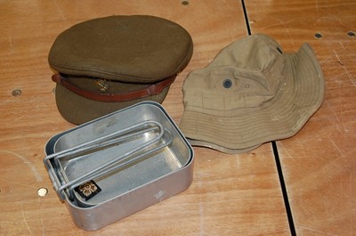 Lot 95 - A WW II steel turtle helmet