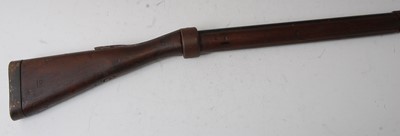 Lot 39 - A WW I bayonet training rifle