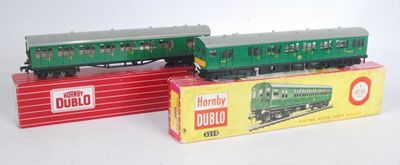 Lot 558 - 2250 Hornby Dublo 2-rail EMU motor coach...