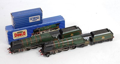 Lot 579 - Two Hornby Dublo Duchess of Montrose locos and...