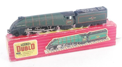 Lot 590 - 2211 Hornby Dublo 2-rail loco and tender...