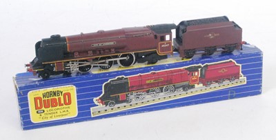 Lot 595 - Hornby Dublo City of Liverpool loco and tender...