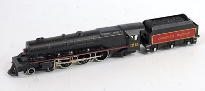 Lot 614 - EDL 2 Hornby Dublo 'Canadian Pacific' loco and...