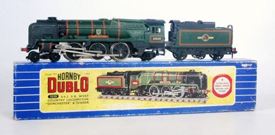 Lot 694 - 3235 Hornby Dublo 'Dorchester' loco and tender,...