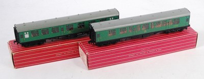 Lot 739 - Two Hornby Dublo 4054 BR(S) green 1st/2nd...