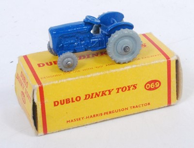 Lot 744 - Dublo Dinky Toys 069 Massey-Harris tractor,...