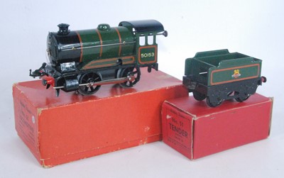 Lot 204 - 1954-61 Hornby Type 51 clockwork loco and...