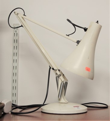Lot 28 - A cream painted anglepoise desk lamp