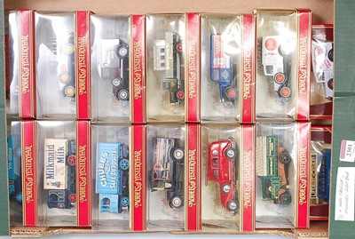 Lot 2301 - 28 various red window boxed Matchbox Models of...