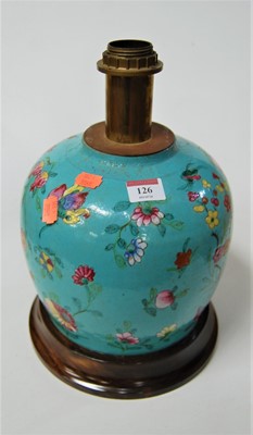 Lot 126 - A Chinese stoneware ginger jar, of squat...