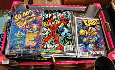 Lot 138 - A collection of assorted comic books, to...