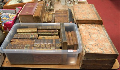 Lot 139 - A collection of 18th century and later leather...