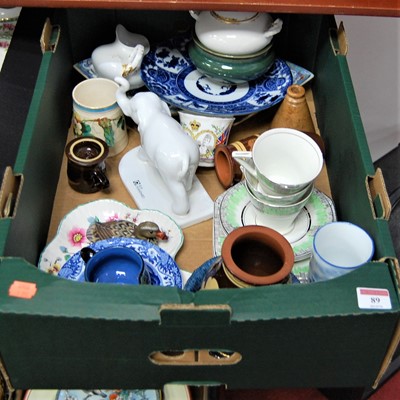 Lot 89 - A box of miscellaneous items to include...