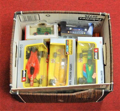 Lot 91 - A box of modern issue diecast to include...