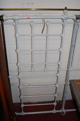 Lot 1203 - A Victorian white painted wrought iron and...