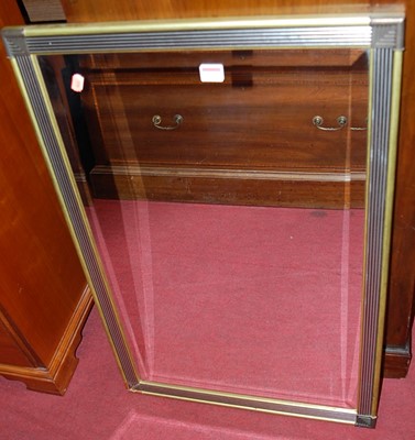 Lot 1259 - A contemporary rectangular bevelled wall...