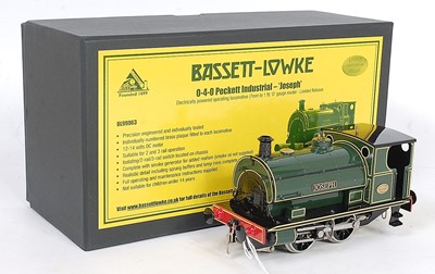 Lot 255 - Bassett-Lowke 0-4-0 industrial loco "Joseph"...