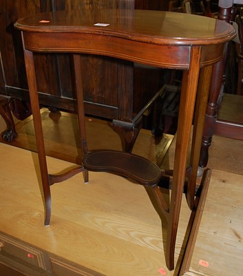 Lot 1282 - An Edwardian mahogany and satinwood inlaid...