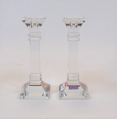 Lot 242 - A pair of Marquise by Waterford cut crystal...