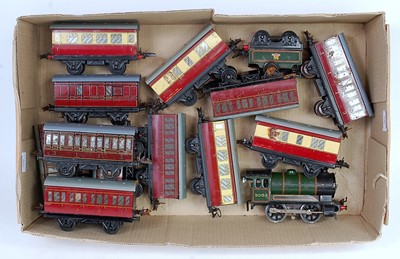 Lot 236 - Large tray containing 12 x 4-wheel mainly post-...