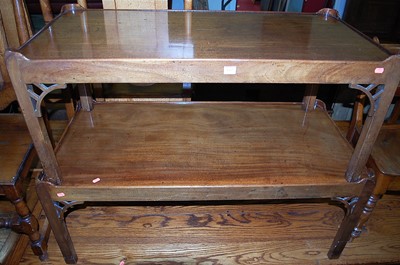 Lot 1362 - A contemporary mahogany Chippendale style...