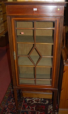 Lot 1436 - An Edwardian mahogany and satinwood inlaid...