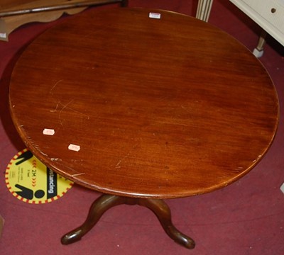 Lot 1459 - A 19th century mahogany and oak circular...