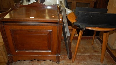 Lot 1463 - Occasional furniture to include; an Edwardian...