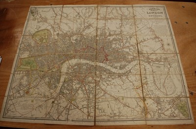Lot 486 - Laurie's New Plan Map of London and its...