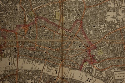 Lot 486 - Laurie's New Plan Map of London and its...