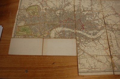 Lot 486 - Laurie's New Plan Map of London and its...