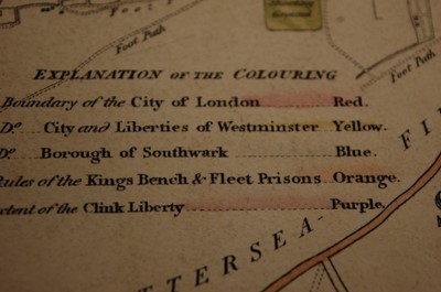 Lot 486 - Laurie's New Plan Map of London and its...
