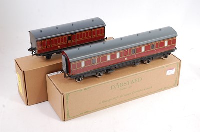 Lot 305 - Two Darstaed passenger vehicles LMS red:-...