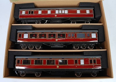 Lot 289 - Darstaed Set B of 3 Period II LMS coaches, nos....