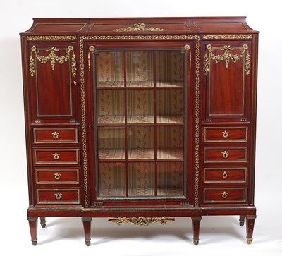 Lot 1493 - A circa 1900 French mahogany and gilt bronze...