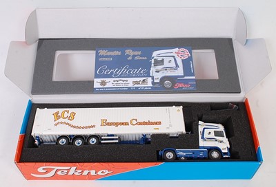 Lot 2603 - A Tekno 1/50 scale boxed model of a DAF 460...