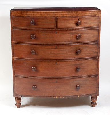 Lot 1579 - An early 19th century mahogany and satinwood...