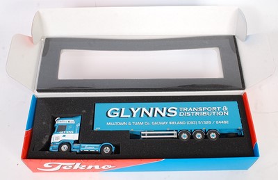 Lot 2614 - A Tekno 1/50 scale Glynns Transport &...