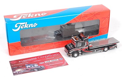 Lot 2618 - A Tekno 1/50 scale boxed model of a Scania 4...