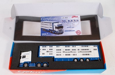 Lot 2621 - A Tekno 1/50 scale M Keys Transport Scania...