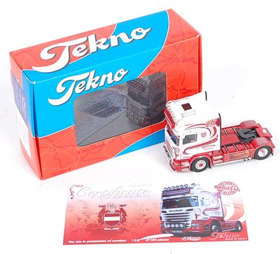 Lot 2623 - A Tekno 1/50 scale boxed road transport...