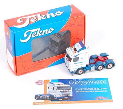 Lot 2624 - A Tekno 1/50 scale boxed model of a Scania 500...