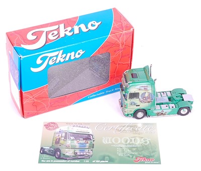 Lot 2625 - A Tekno 1/50 scale model of a Woods Transport...