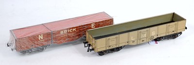 Lot 348 - Two Hornby no. 2 high capacity wagons:-...