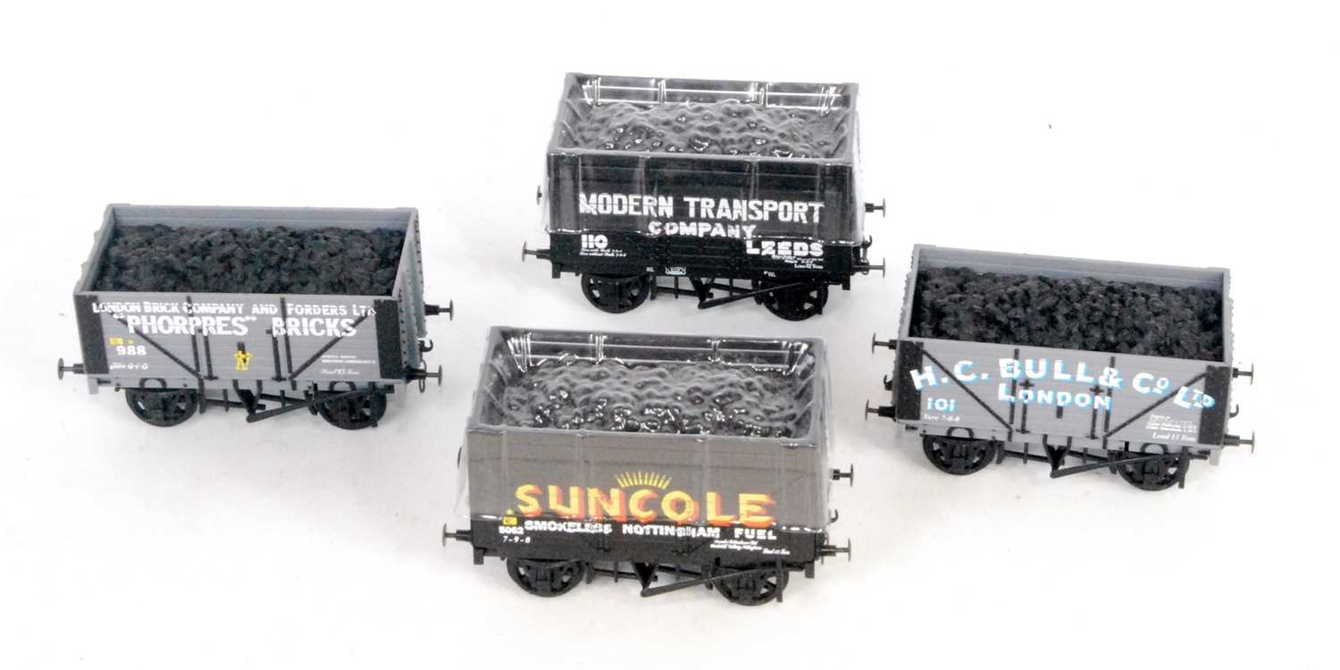 Lot 350 - Four Skytrex wagons:- Bull and Phorpres Coal...