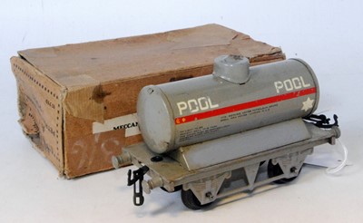 Lot 355 - Hornby war time or early post-war no. 1 petrol...