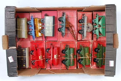 Lot 363 - Large tray containing 12 Hornby boxed (some...