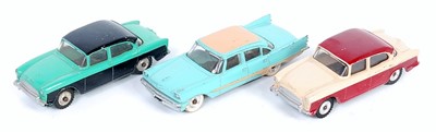 Lot 1990 - A Dinky Toys loose diecast saloon group to...