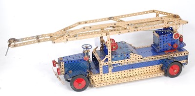 Lot 3210 - A Meccano home-made model of a vintage...